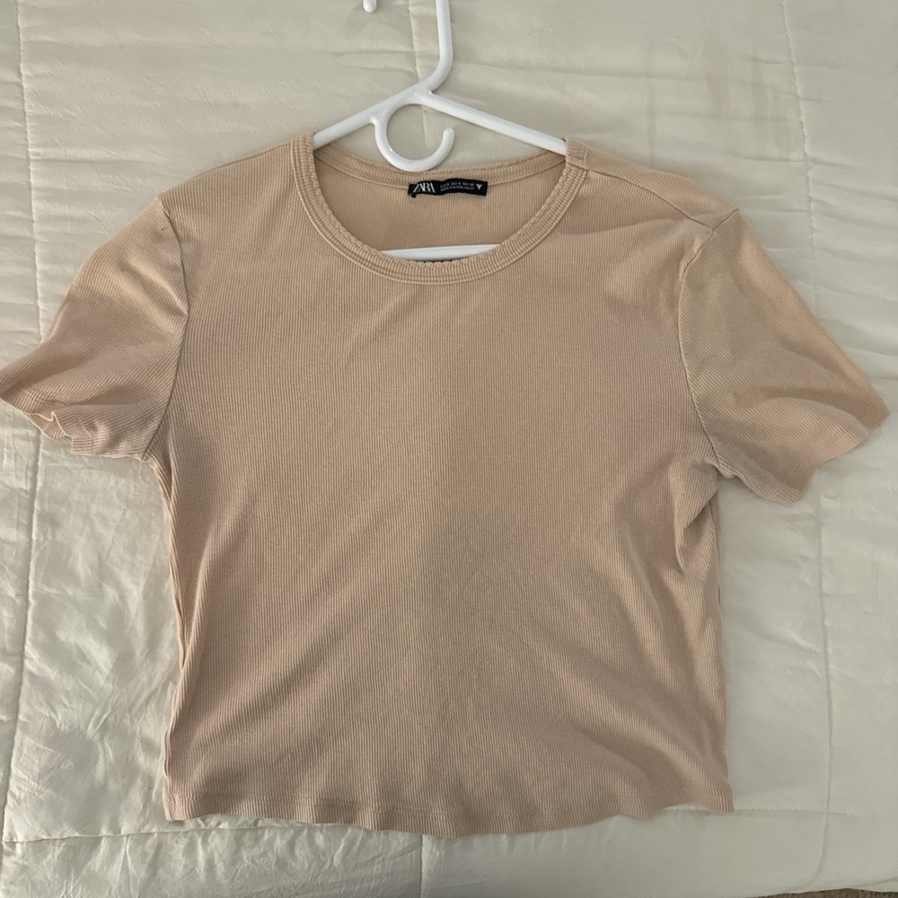 Zara Women's Tan Top